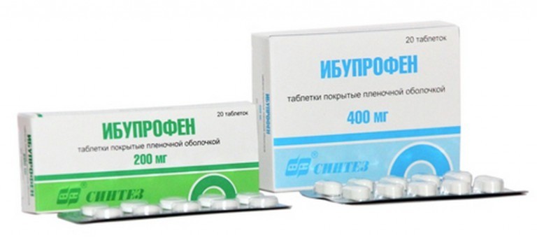 Ибупрофен в таблетках по 200 мг и 400 мг