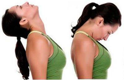 Упражнение "Наклоны головы назад" при цервикоартрозе