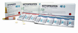 Кетопрофен в форме уколов и таблеток