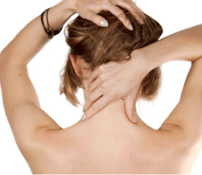 Снятие болей в области шеи